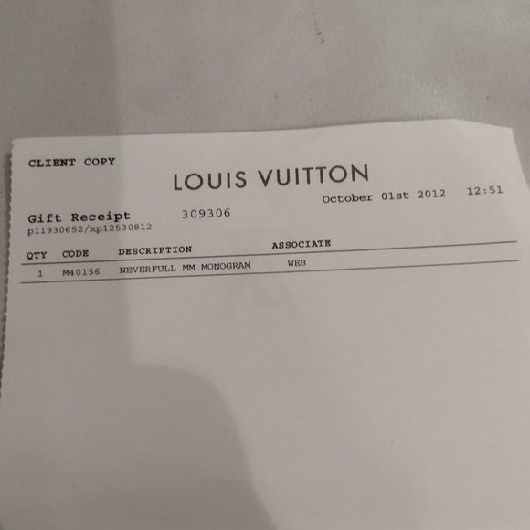 Beautiful Louis Vuitton Neverfull MM w/ New Orgainizer & Receipt! - Picture 16 of 16